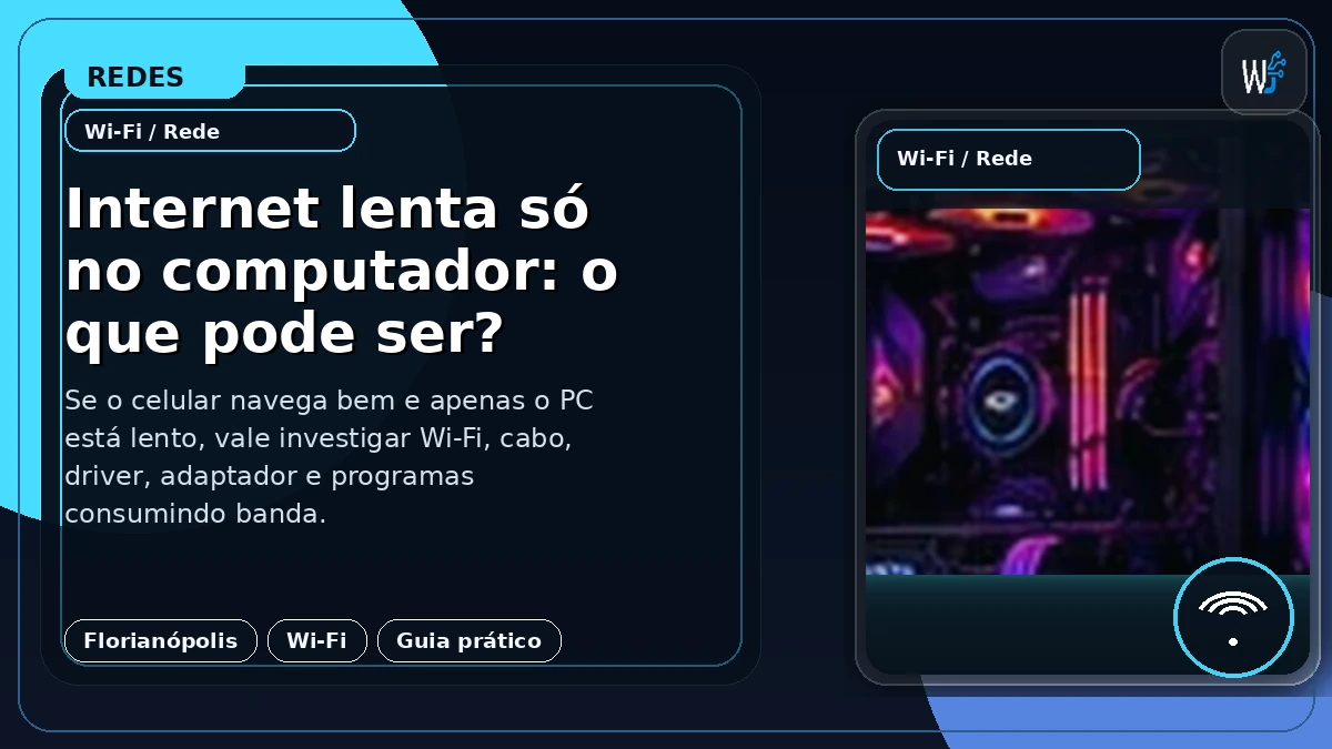 Internet lenta só no computador: o que pode ser?