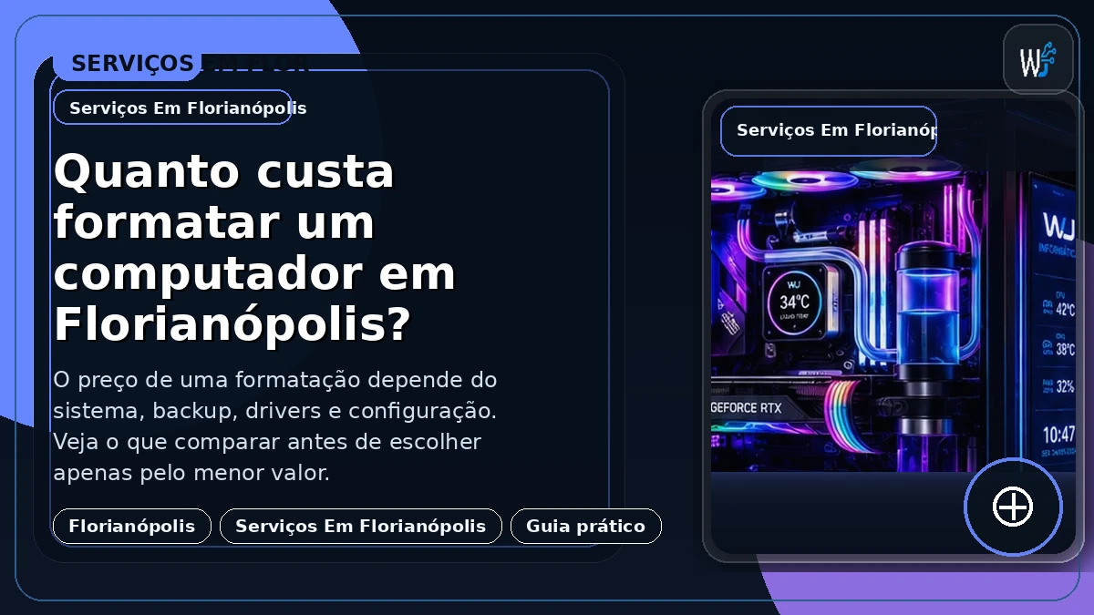 Quanto custa formatar um computador em Florianópolis?