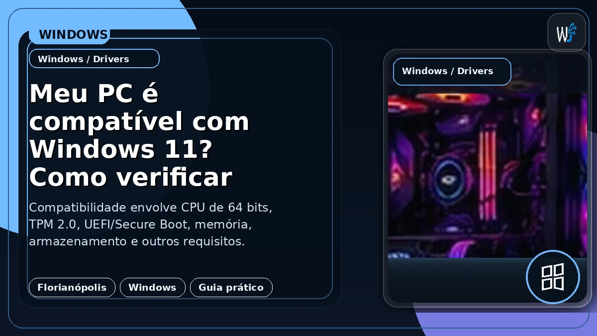 Meu PC é compatível com Windows 11? Como verificar