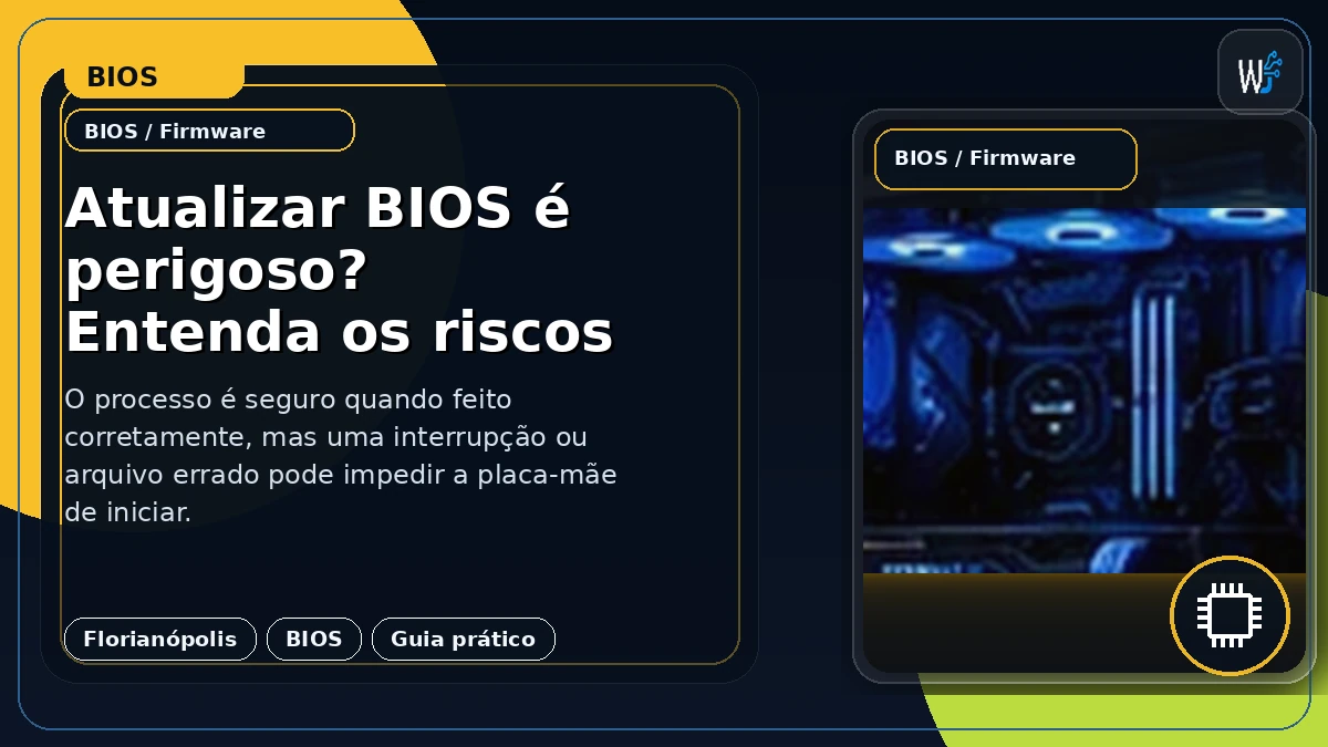 Atualizar BIOS é perigoso? Entenda os riscos