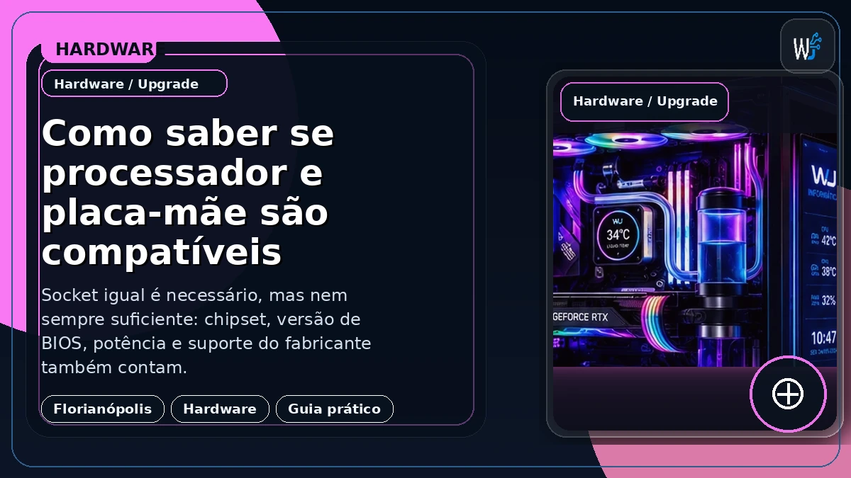 Como saber se processador e placa-mãe são compatíveis