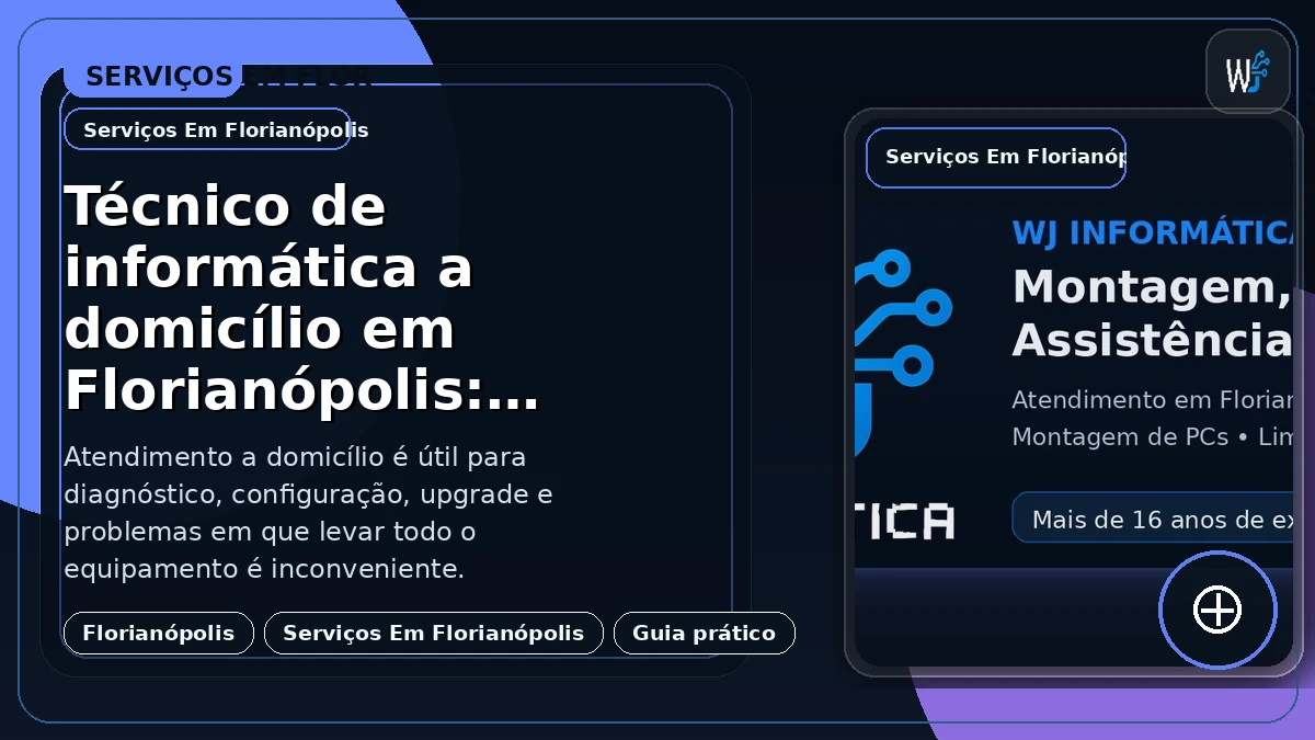 Técnico de informática a domicílio em Florianópolis: como funciona