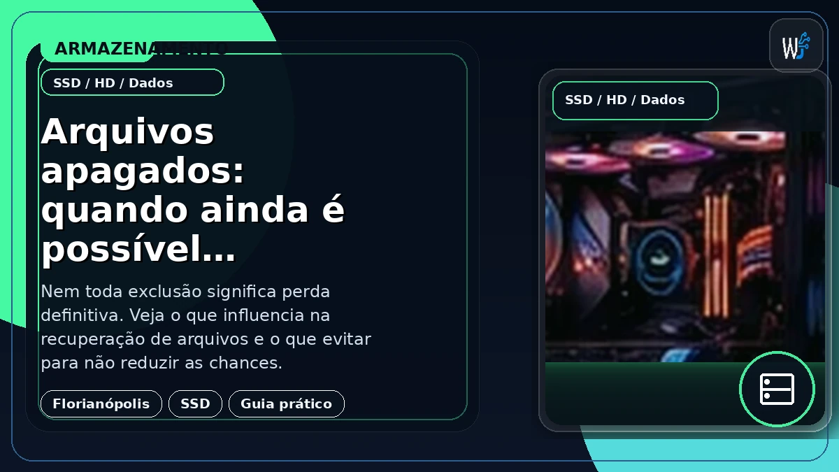 Arquivos apagados: quando ainda é possível recuperar?