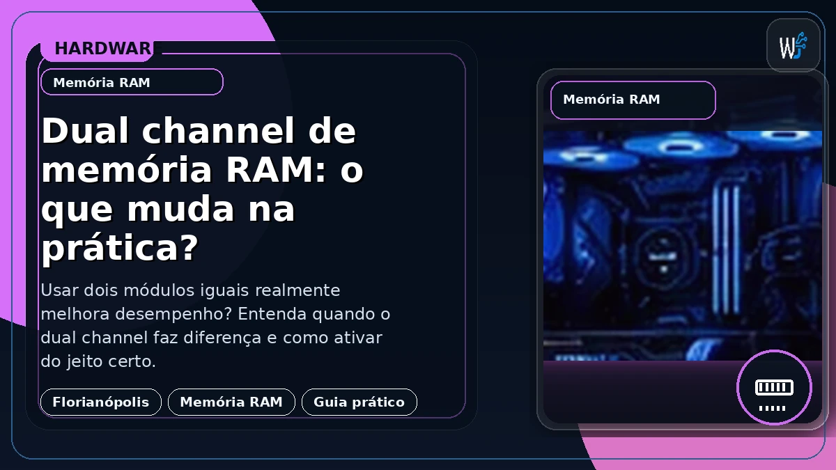 Dual channel de memória RAM: o que muda na prática?