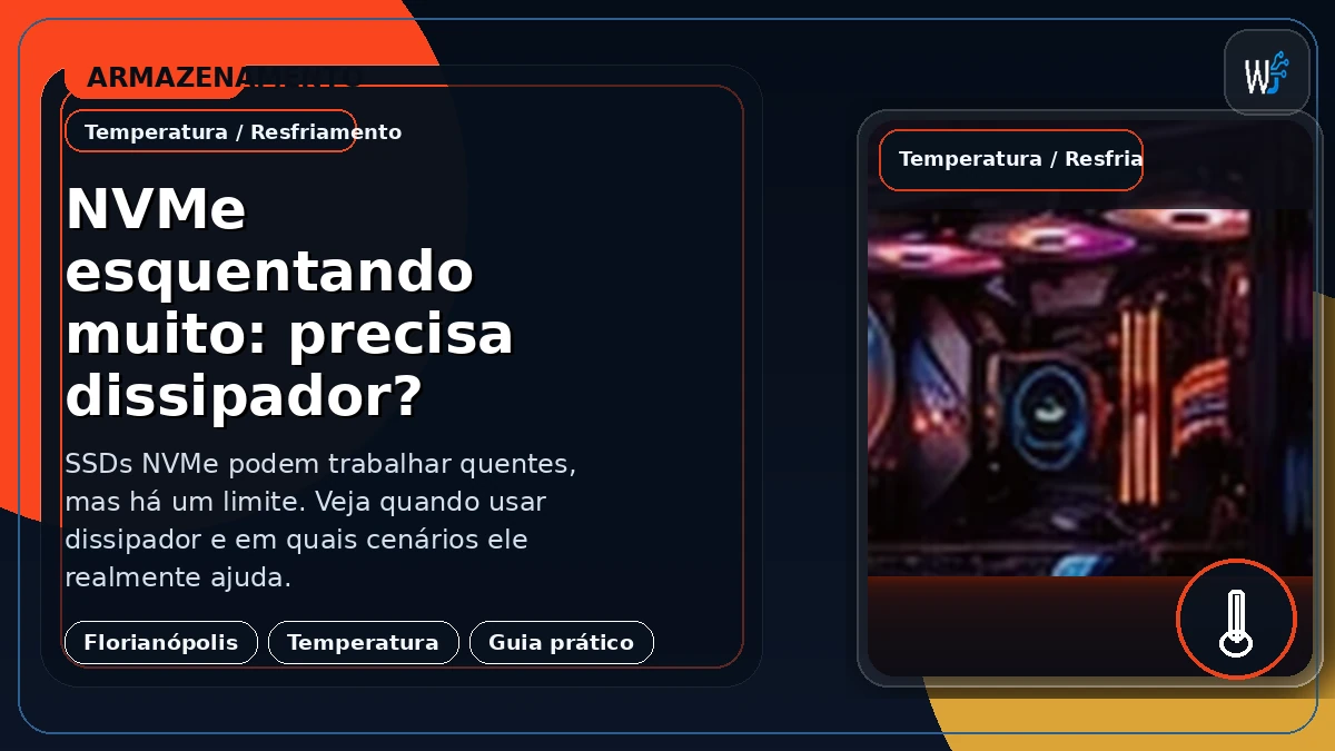 NVMe esquentando muito: precisa dissipador?
