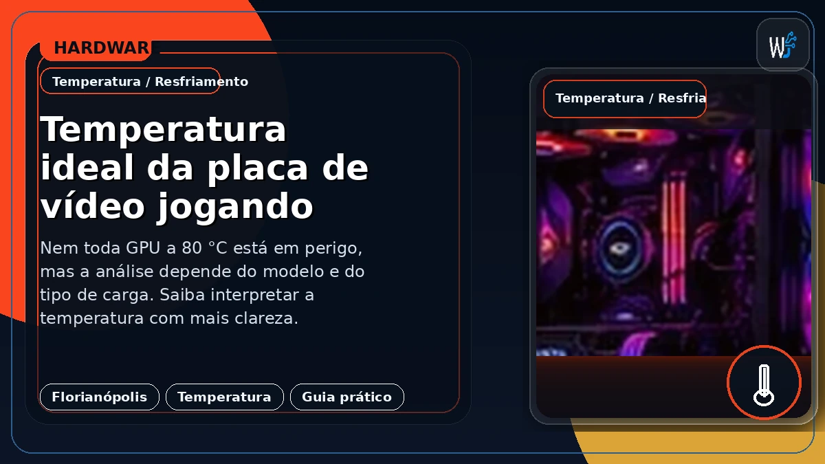 Temperatura ideal da placa de vídeo jogando