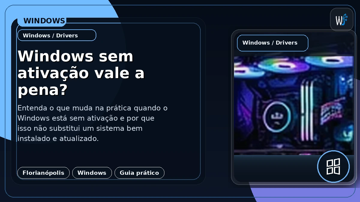 Windows sem ativação vale a pena?