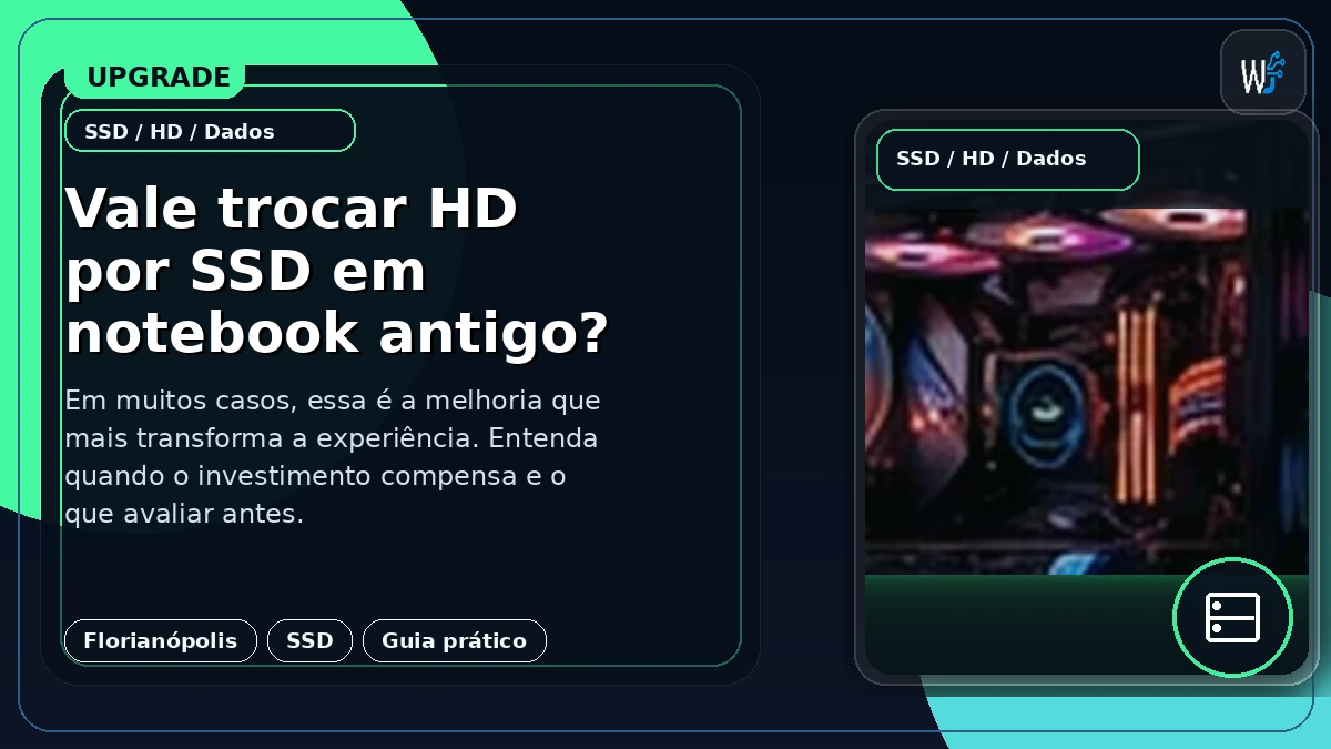 Vale trocar HD por SSD em notebook antigo?