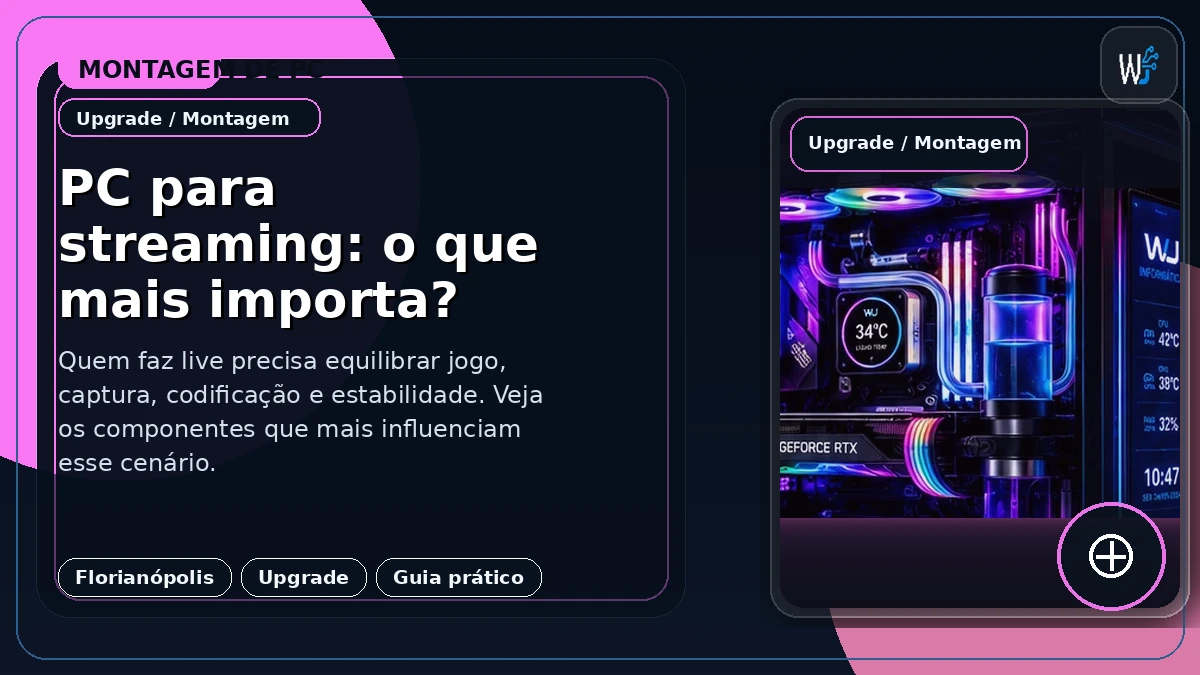 PC para streaming: o que mais importa?