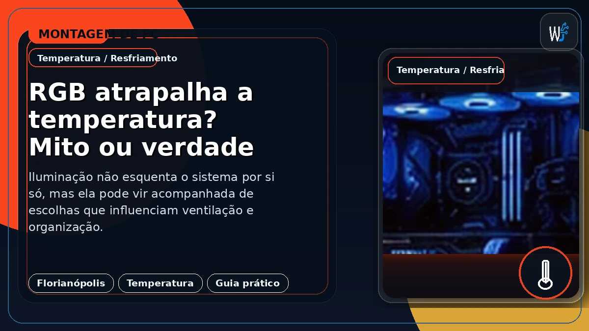 RGB atrapalha a temperatura? Mito ou verdade