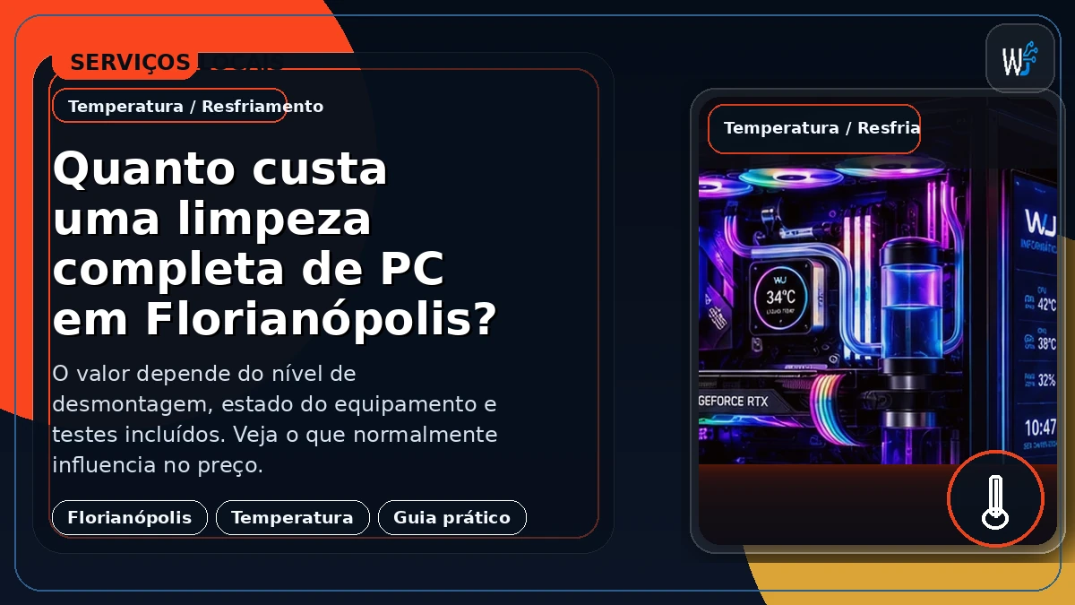 Quanto custa uma limpeza completa de PC em Florianópolis?